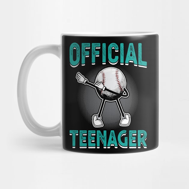 Official Teenager 13th Birthday Dabbing Basketball by Peco-Designs